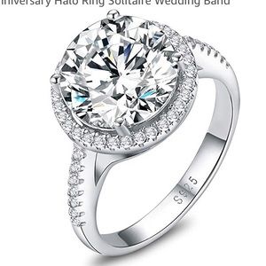 cubic zirconia ring. Size 8